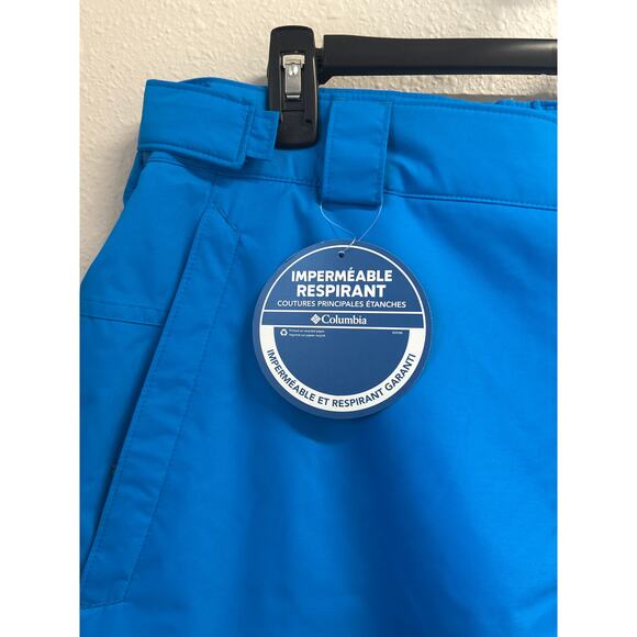 Columbia Men’s Bugaboo Insulated Waterproof Ski Snow Pants NWT Blue XL Short - Picture 2 of 12